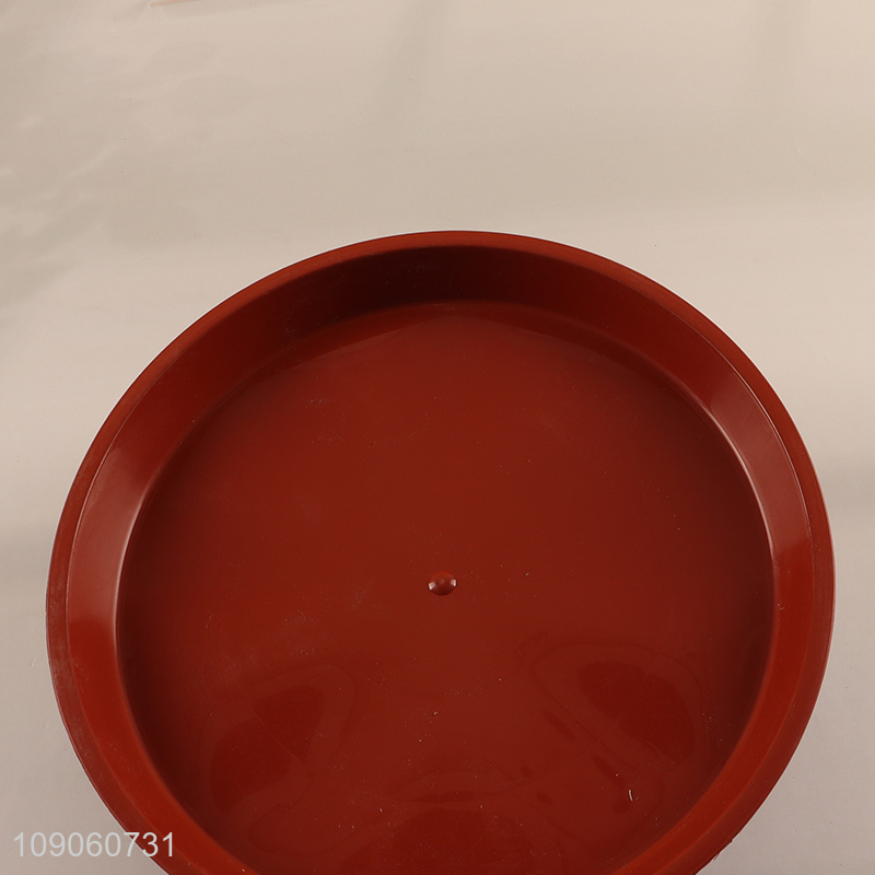 Popular products round resin resin flower pot tray holder rack wholesale