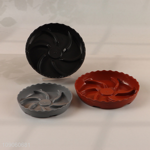 China products multicolor resin flower pot tray holder for home decor