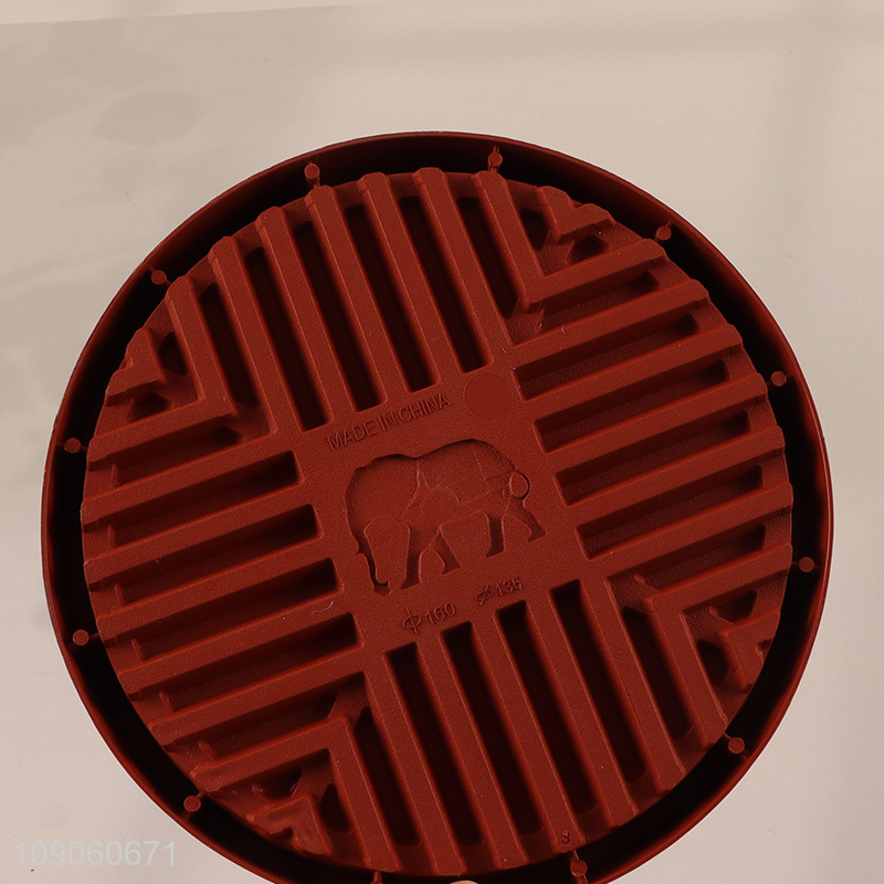 New arrival multicolor round resin flower pot tray holder rack for sale