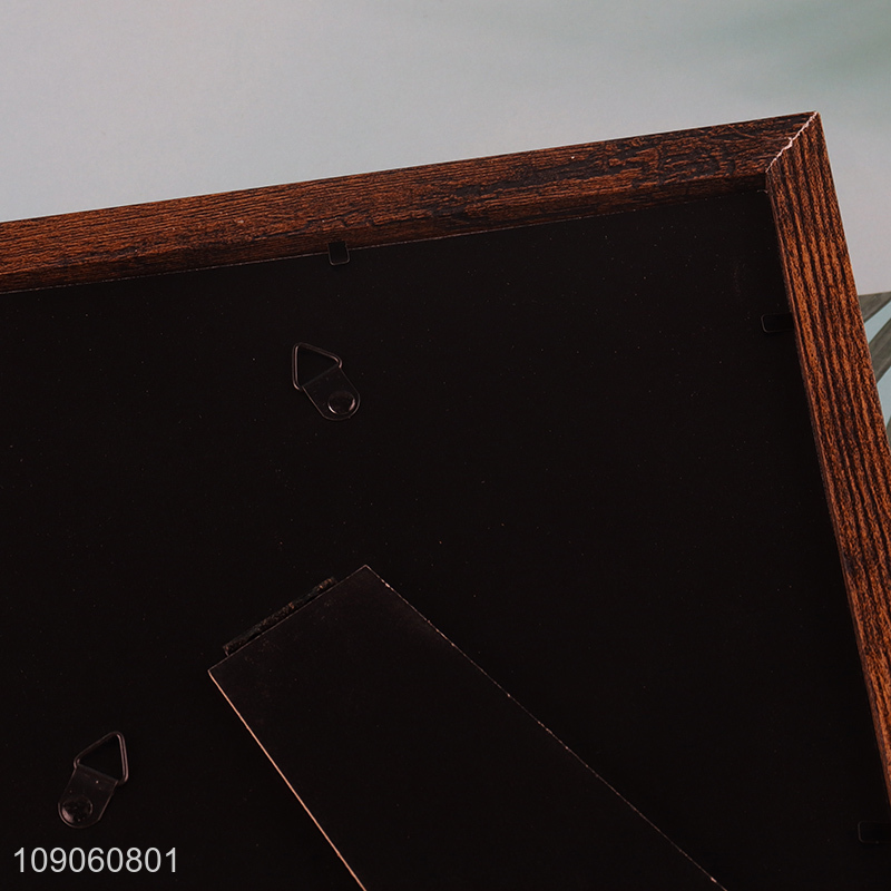 Factory Price 8X10 Inch Picture Frame Imitation Wood Grain Plastic Photo Frame