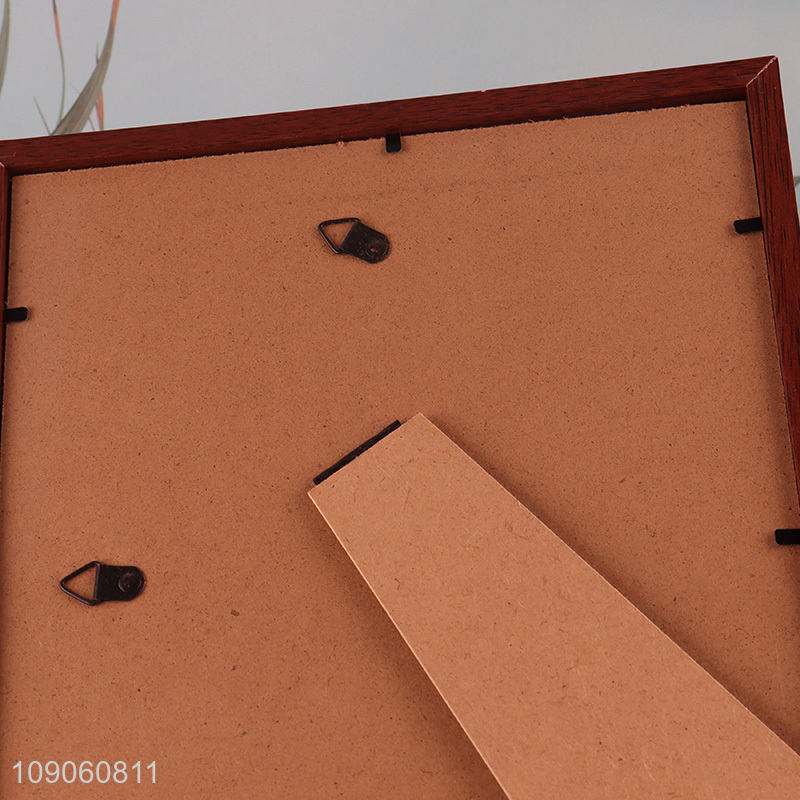 China Wholesale 8X10 Inch Picture Frame Imitation Wood Grain Plastic Photo Frame