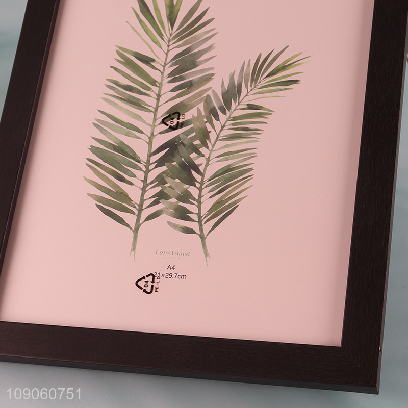 Wholesale A4 Picture Frame Plastic Photo Frame Certificate Document Frame