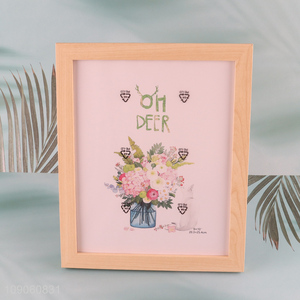 Hot Selling 8X10 Inch Imitation Wood Grain Picture Frame Plastic Photo Frame