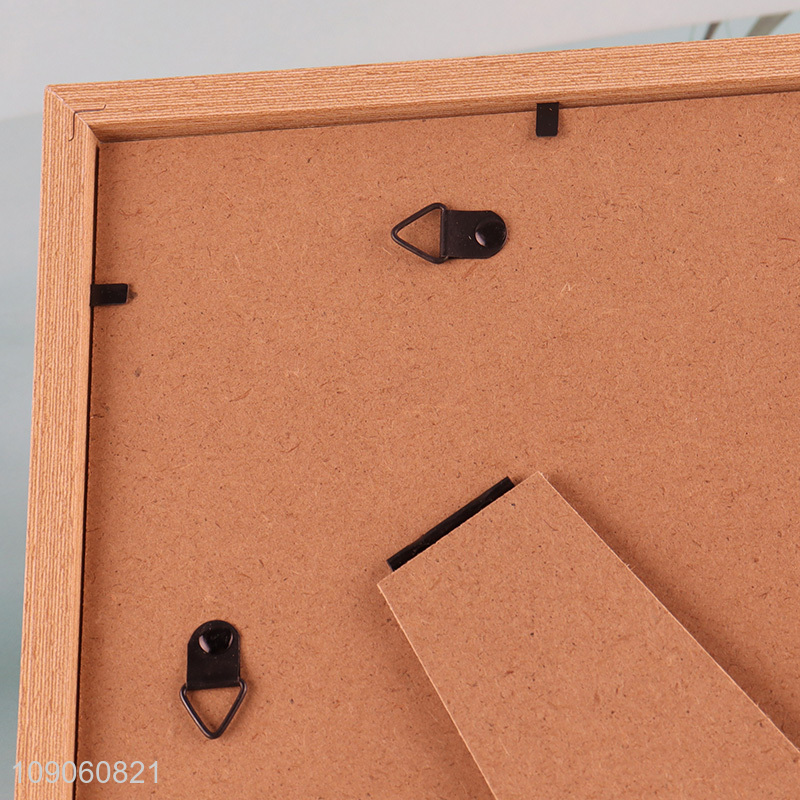 High Quality 6X8 Inch Photo Frame Imitation Wood Grain Plastic Picture Frame