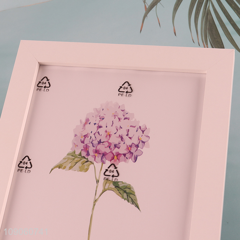 China Product 6X8 Inch Plastic Picture Frame Decorative Plastic Photo Frame