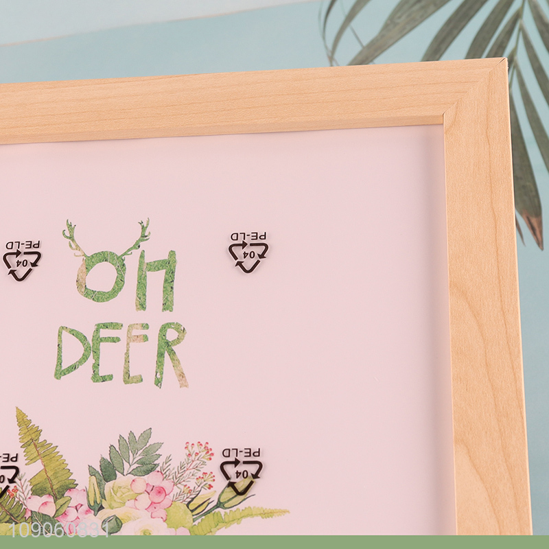 Hot Selling 8X10 Inch Imitation Wood Grain Picture Frame Plastic Photo Frame