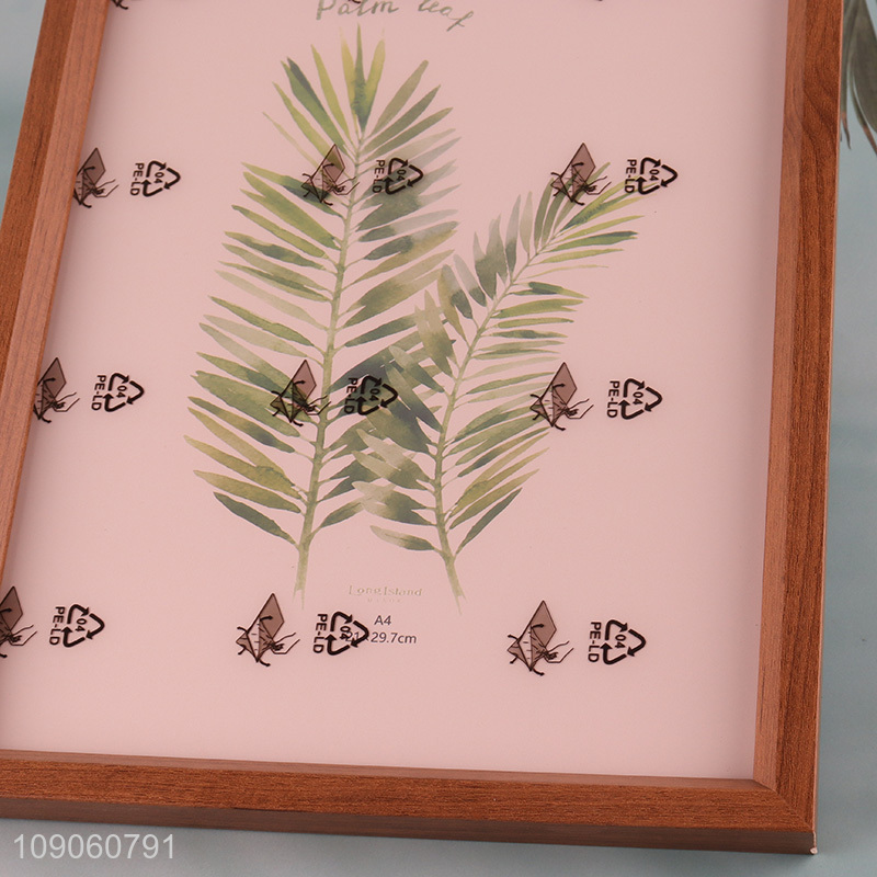 China Imports A4 Picture Frame Plastic Photo Frame for Wall or Tabletop Decor