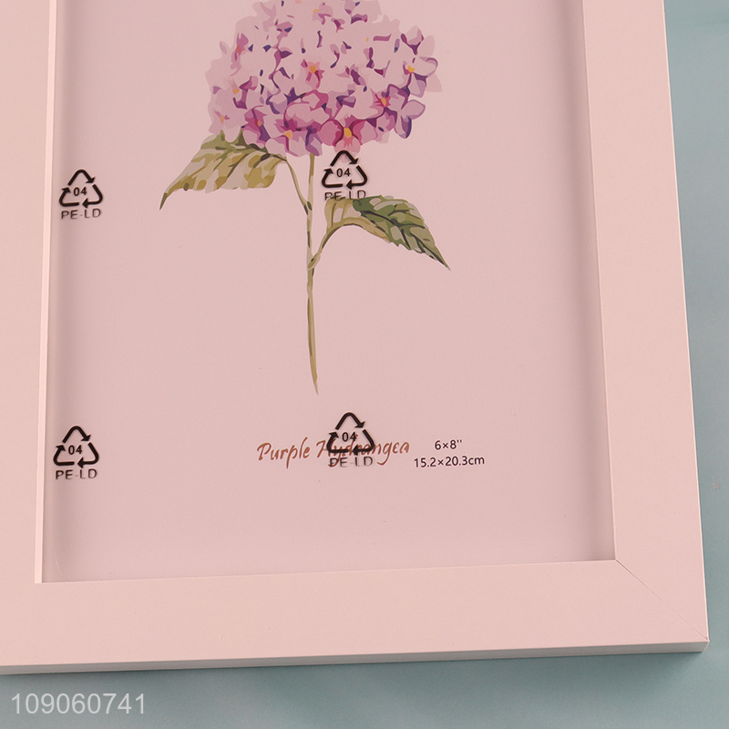 China Product 6X8 Inch Plastic Picture Frame Decorative Plastic Photo Frame