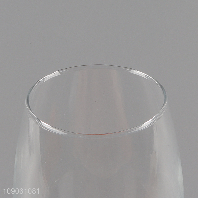 Online wholesale unbreakable clear glass water cup drinking cup for home