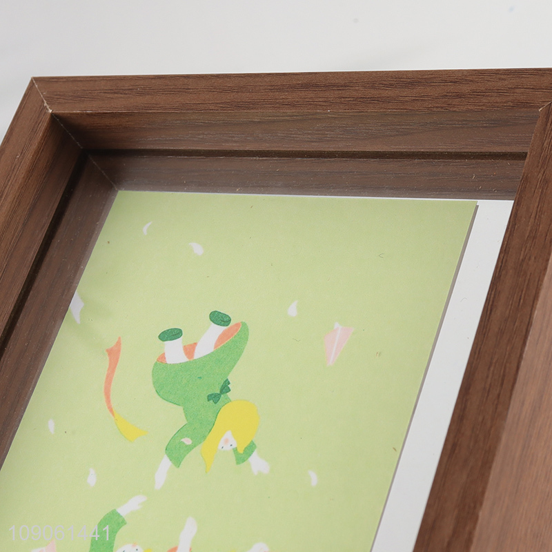 China Imports 6X8 Inch MDF Picture Frame for Tabletop Display or Wall Mounting