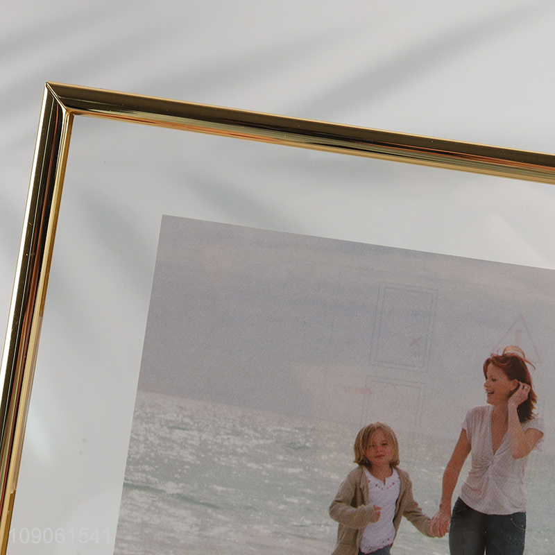 China Imports 5X7 6X8 Inch Metal Picture Frame Glass Photo Frame for Home Decor
