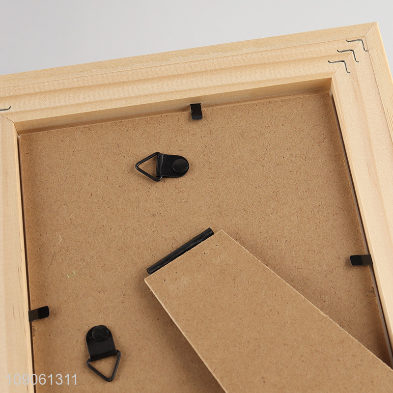 Wholesale 6X8 Inch Solid Wood Picture Frame Wooden Photo Frame for Home Decor