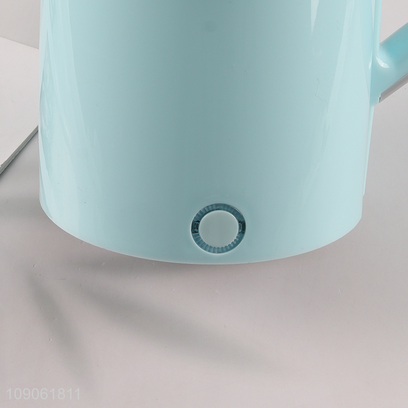 Yiwu market blue stainless steel household electric water kettle for sale