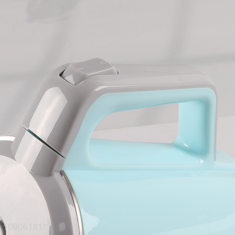 Yiwu market blue stainless steel household electric water kettle for sale