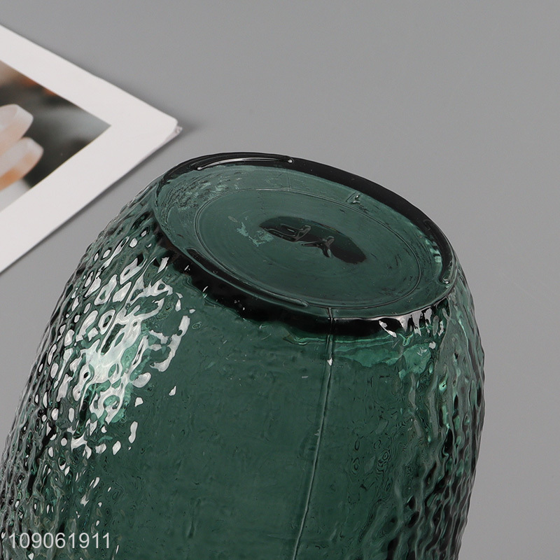 China factory home decor tabletop decoration glass flower vase for sale