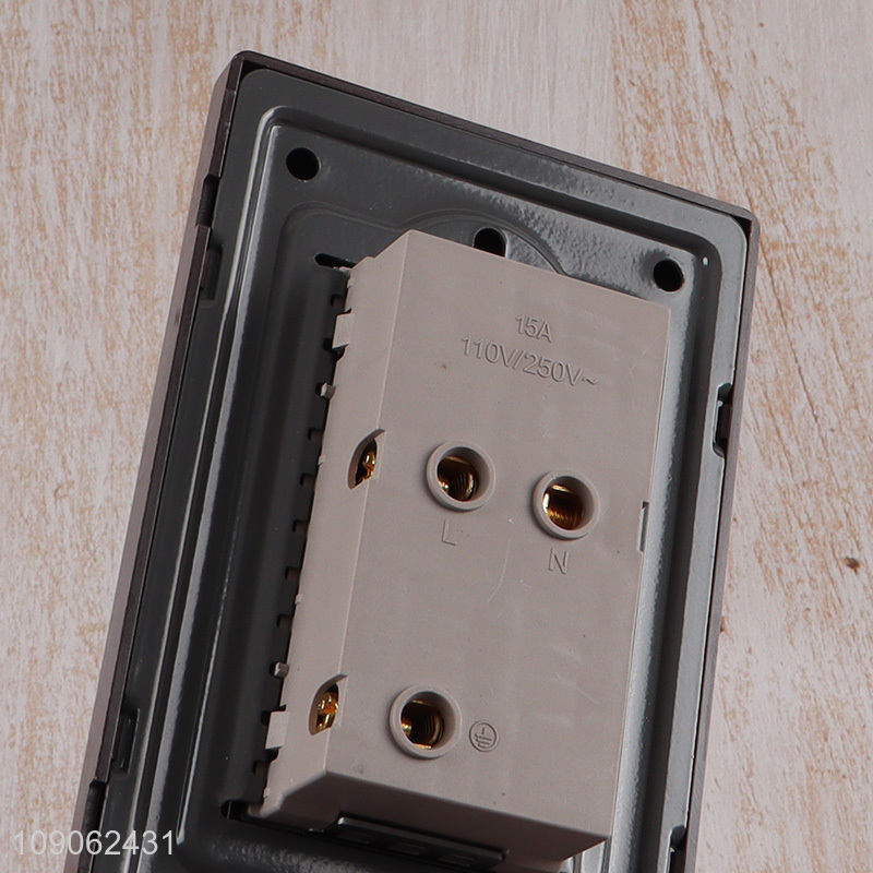 Top sale modern style 110V/250V 15A home appliance wall sockets
