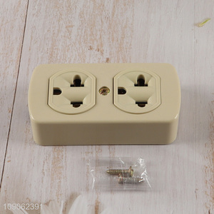 Hot selling duplex power strips outlet extension socket for home