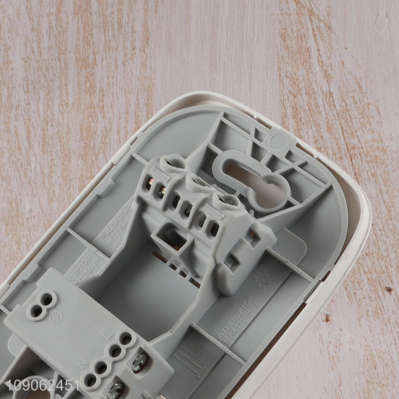 Good quality professional 2in1 wall switch light switch wall socket for home