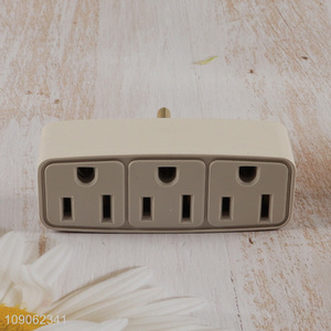 China factory professional 125V 15A three outlets wall socket