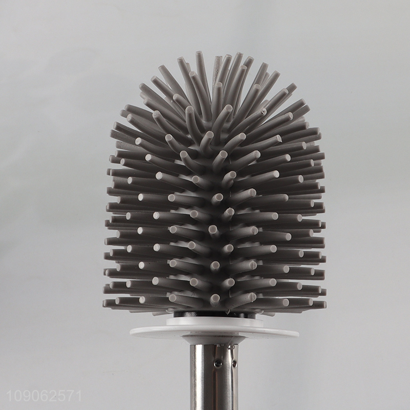 Hot selling household bathroom cleaning tool toilet brush with holder