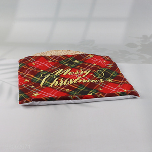 China factory square Christmas series polyester sofa <em>pillow</em> case bolster case