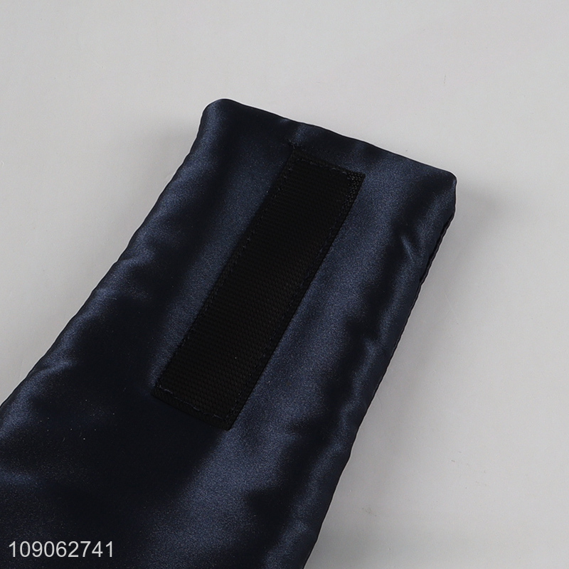 Good quality portable sleeping travel imitated silk fabric eye mask