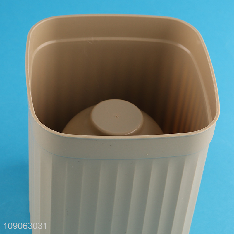 New Product Plastic Toilet Bowl Brush and Holder Set for Bathroom