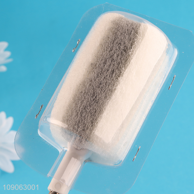 China Imports Sponge Bottle Brush Sponge Bottle Scrubber with Long Handle