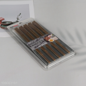 Online Wholesale 5 Pairs Metal Chopsticks 304 Stainless Steel Chopsticks