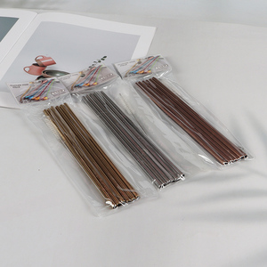 Factory Price 6 Pack Stainless Steel Straws Straight Straws with 1 Straw Brush