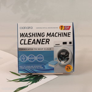New arrival 24pcs deep clean washing machine cleaner cleaning tablets