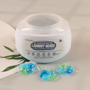 Hot selling professional concentrated laundry beads hypoallergenic laundry capsules