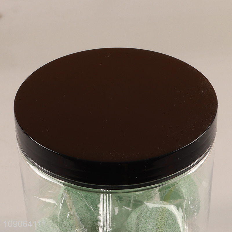 Best quality round green 20pcs bathroom cleaning supplies closestool cleaner toilet cleaner