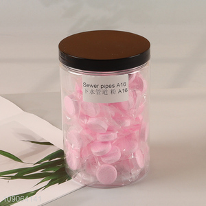 Top products 20pcs pink disposable sewer pipe cleaner cleaning tablets