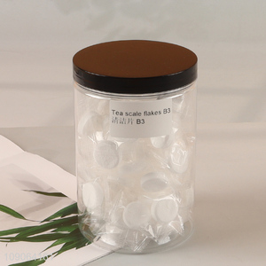 Low price disposable tea scale flakes cleaning tablets for sale