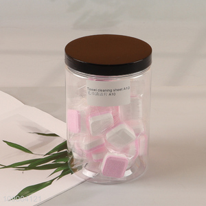 China supplier household 20pcs deep clean towel cleaning sheet for sale