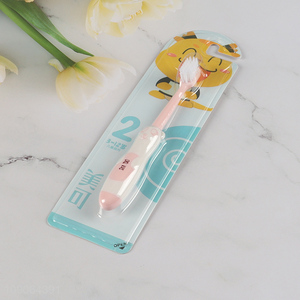 Factor supply children soft oral care toothbrush for tooth cleaning
