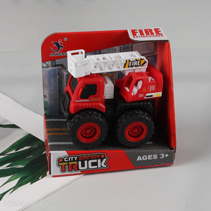 China factory children fire engine vehicle inertial car toys for sale