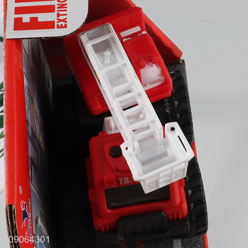China factory children fire engine vehicle inertial car toys for sale