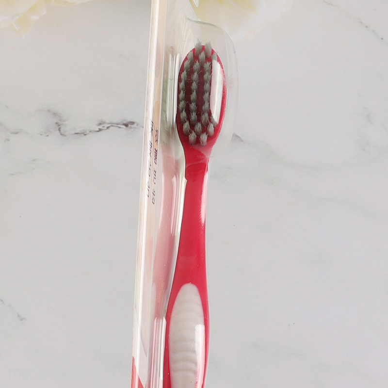 Good quality oral care deep clean soft bristle adult toothbrush for sale