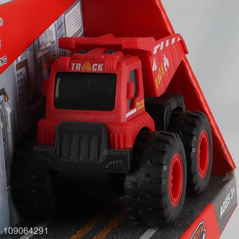 Popular products city fire engine off-road vehicle inertial car toys