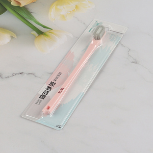 Online wholesale soft bristle adult oral care deep clean toothbrush