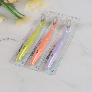 China products multicolor soft bristle adult toothbrush for oral care