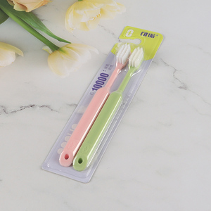 Yiwu market multicolor soft bristle adult toothbrush for oral care