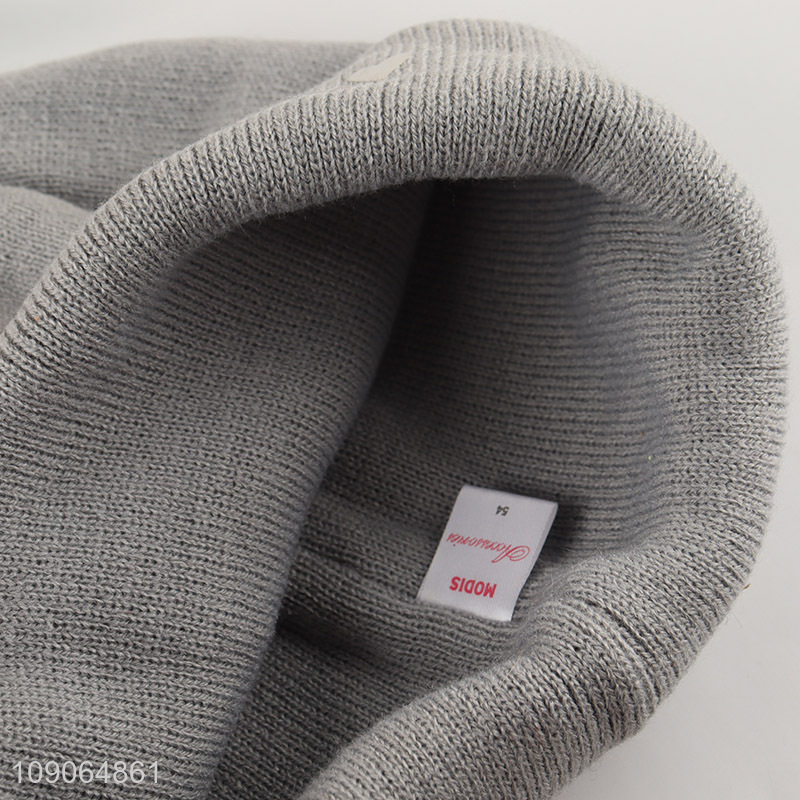 New Product Winter Beanie Hat Fashionable Cuffed Beanie Cap for Women