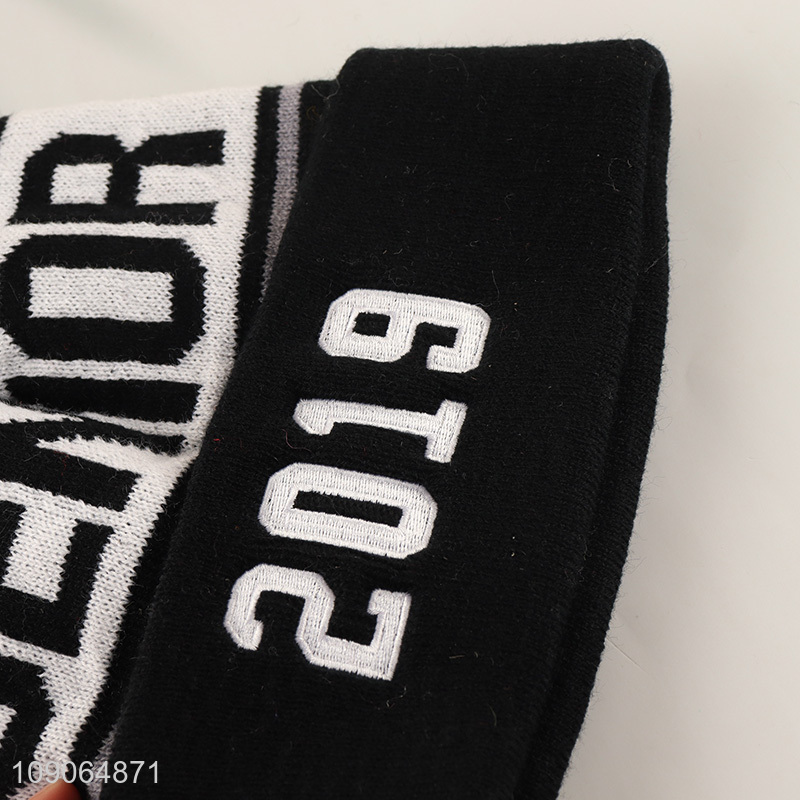 Good Quality Unisex Pompom Beanie Hat Winter Jacquard Knit Hat for Men Women