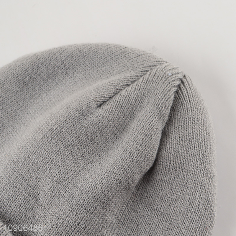 New Product Winter Beanie Hat Fashionable Cuffed Beanie Cap for Women