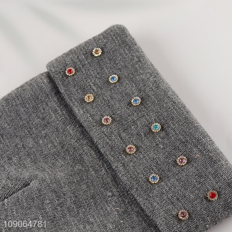 New Product Winter Knitted Hat Cuffed Beanie Hat for Women and Girls