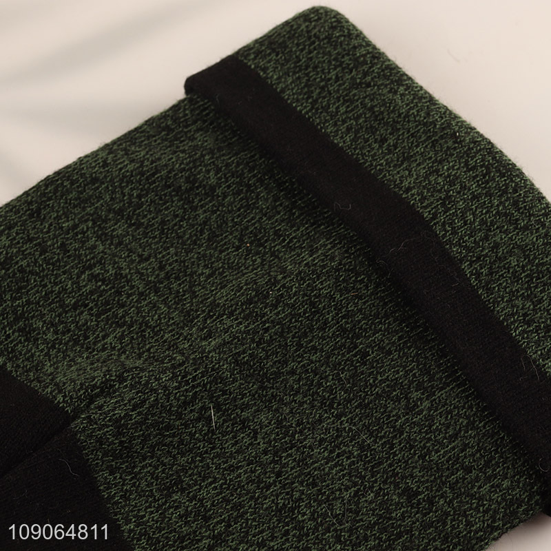 High Quality Winter Hat Knitted Beanie Hat Cuffed Beanie Cap for Men