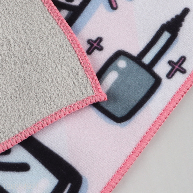 Hot selling cartoon printed quick dry beach towel swimming towel wholesale